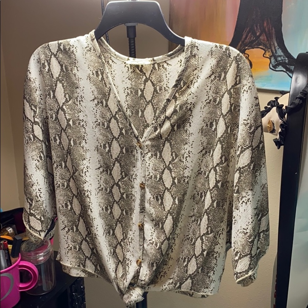 Snakeskin shirt